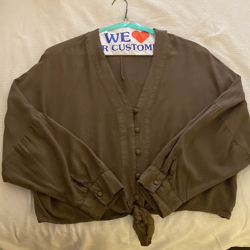 SIM & SAM - Olive Green - Blouse - M